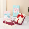 Rectangular butterfly companion hand gift box, simple lipstick and perfume gift packaging box, birthday present, top and bottom cover gift box details Picture